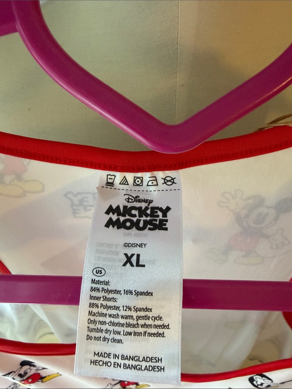 Disney athleisure Tank Dress built in shorts and Mickey Mouse Print - Picture 2 of 7